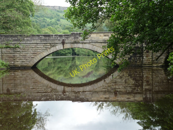 Photo 6"x4" Bridge over the River Derwent Calver Sough c2010