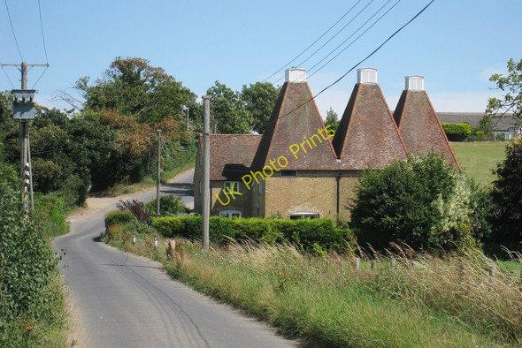 Photo 6"x4" Crockshard Oast, Crockshard Hill, Wingham, Kent Bossington\/TR2355 c2010