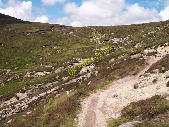 Photo 6"x4" The Brandy Pad rising towards the col between Commedagh and Slieve Beg Newcastle\/J3732 c2010