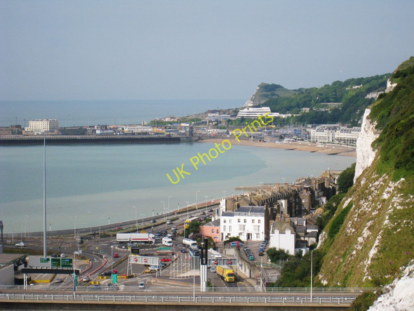 Photo 6"x4" View to Western Docks Dover\/TR3141 c2010