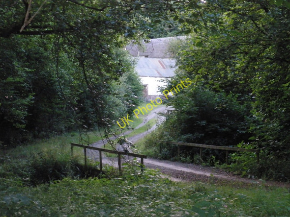 Photo 6"x4" A glimpse of Winstode Farm, from the access bridge Woodland Head c2010
