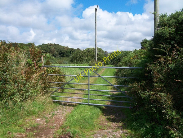 Photo 6"x4" Access road to Cwm Iwrch Boduan c2010