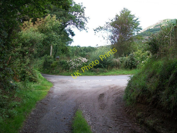 Photo 6"x4" Minor road junction near Pen-y-bryn Boduan c2010