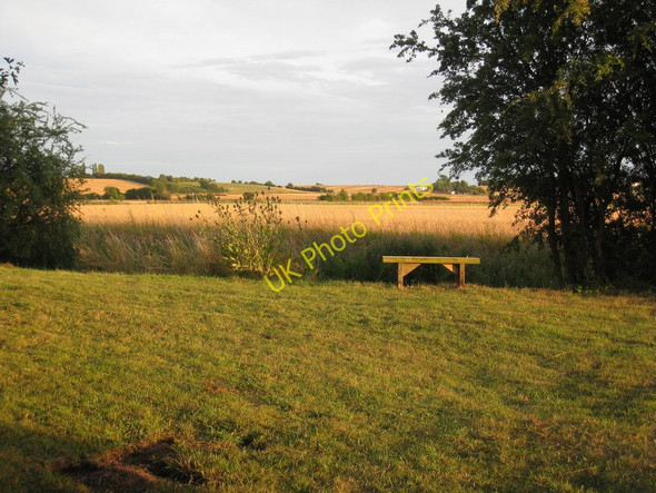 Photo 6"x4" Bench with a view Low Burnham c2010