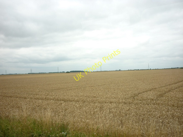 Photo 6"x4" Looking across the fields Adlingfleet c2010