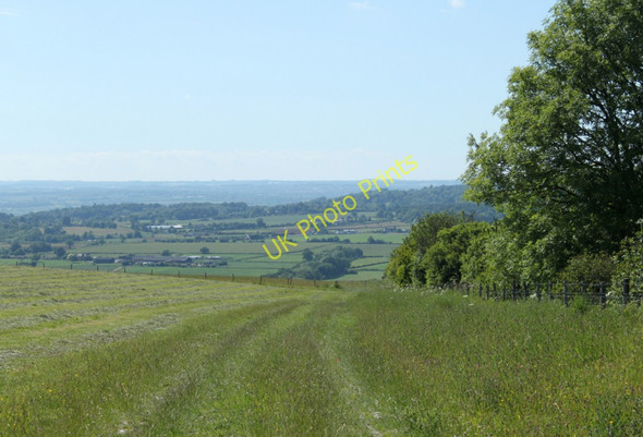 Photo 6"x4" 2010 : View west from Beacon Hill Heddington c2010