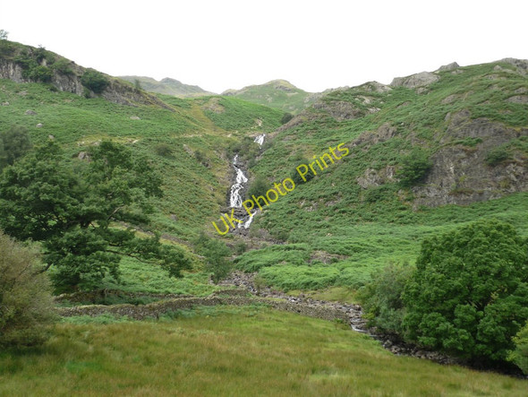 Photo 6"x4" Sour Milk Gill waterfalls, Easedale, Cumbria Grasmere\/NY3307 c2010