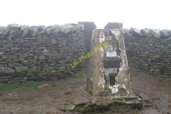 Photo 6"x4" Trig point, Whernside Chapel-le-Dale c2010