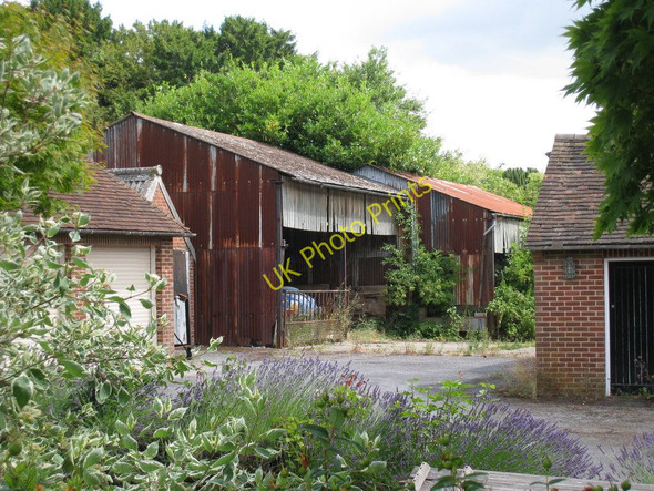 Photo 6"x4" Barns at Fletching Fletching c2010