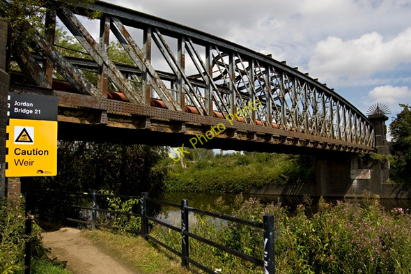Photo 6"x4" Jordan Bridge, River Don Templeborough c2010
