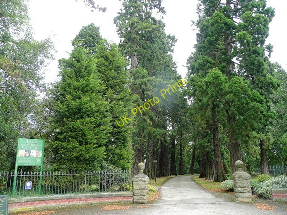 Photo 6"x4" Entrance to Ashe Hall, Tara Buddhist Centre Burntheath c2010