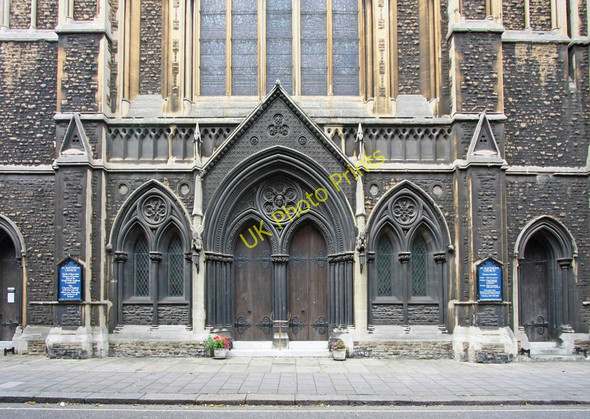 Photo 6"x4" St Matthew, St Peterburgh Place, London W2 - West doorway Kensington\/TQ2579 c2010
