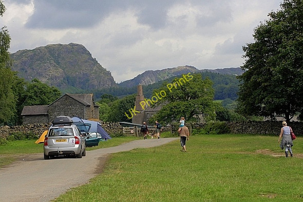 Photo 6"x4" Coniston Hall Campsite Haws Bank\/SD3096 c2010