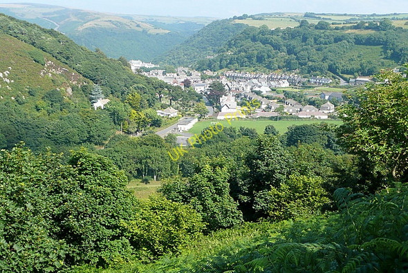 Photo 6"x4" Above Lynton Lynton c2010