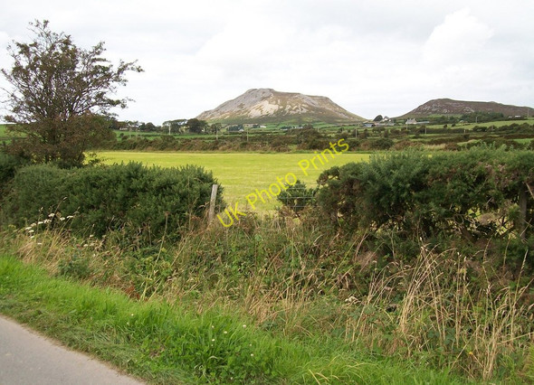 Photo 6"x4" Harvest field near Tan-y-palmant Penbodlas c2010