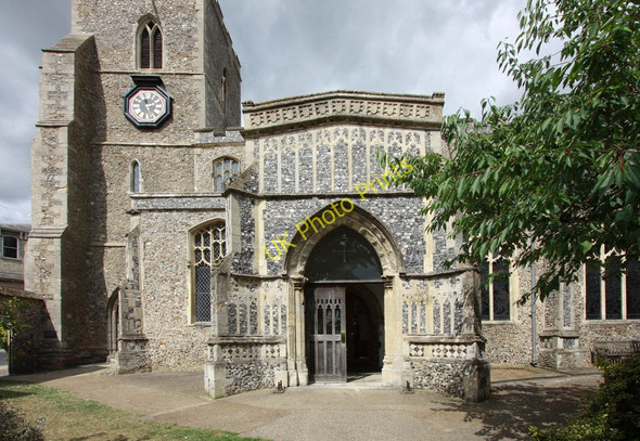 Photo 6"x4" St Mary, Diss, Norfolk - Porch Diss c2010