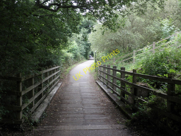 Photo 6"x4" Footbridge, on the Granite Way Okehampton c2010