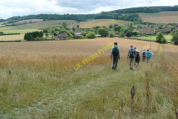 Photo 6"x4" Towards Charlton Charlton\/SU8812 c2010