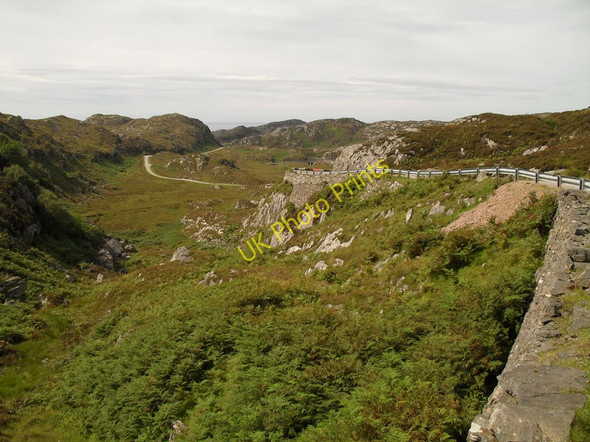 Photo 6"x4" Care required on this road Achmelvich c2010