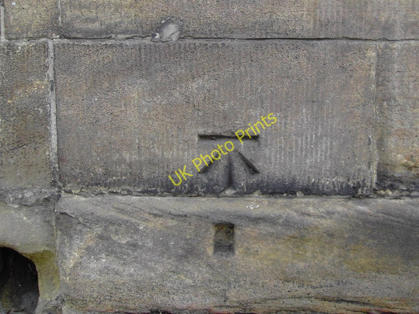 Photo 6"x4" Benchmark on the Guild Hall Newcastle upon Tyne c2010
