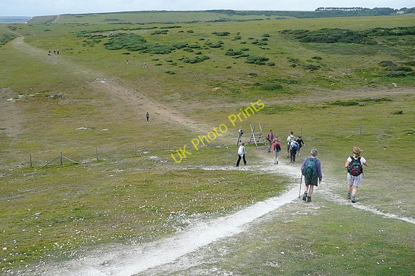 Photo 6"x4" On the Seven Sisters Birling Gap c2010