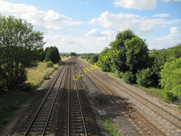 Photo 6"x4" Looking towards Gatehampton Lower Basildon c2010