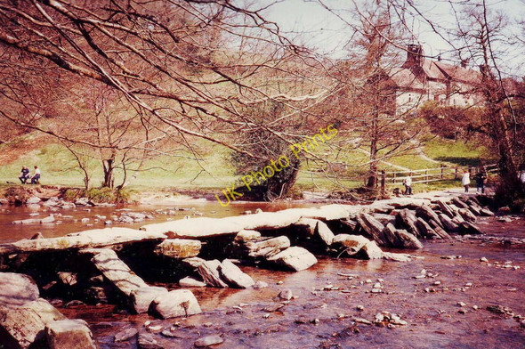 Photo 6"x4" Tarr Steps, Devon Hawkridge c1997
