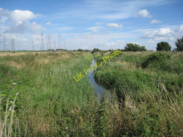 Photo 6"x4" Warping drain (1) Keadby c2010