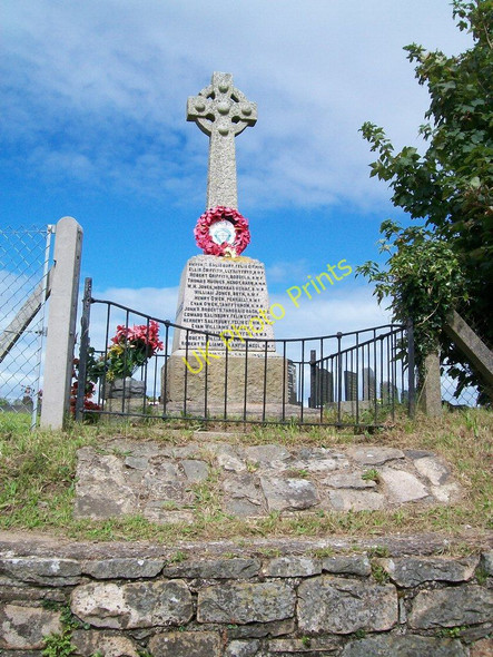 Photo 6"x4" The War Memorial at Dinas cemetery Dinas\/SH2636 c2010