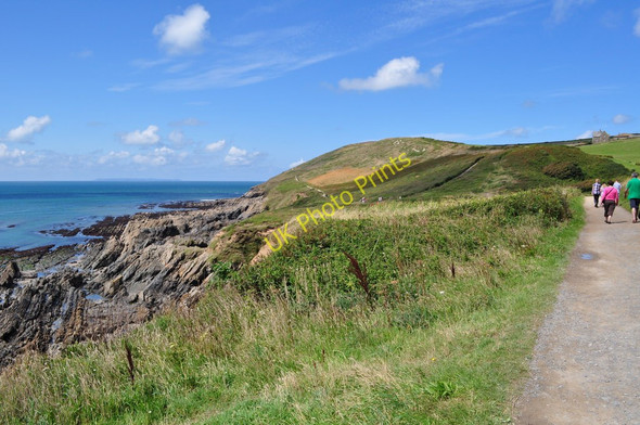 Photo 6"x4" The coast path to Baggy Point Croyde Bay\/SS4339 c2010