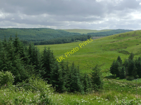 Photo 6"x4" Elenydd moorland landscape south- east of Llanddewi-Brefi Bryn Carregog c2010