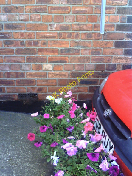 Photo 6"x4" Benchmark on side of #46 Teesdale Road Nottingham\/SK5641 c2010