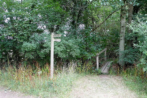 Photo 6"x4" Footpath near Streele Farm Billingshurst c2010