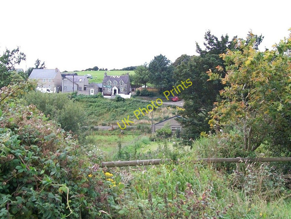 Photo 6"x4" View across the entrenched Soch valley to Ty Newydd PH Sarn Meyllteyrn c2010