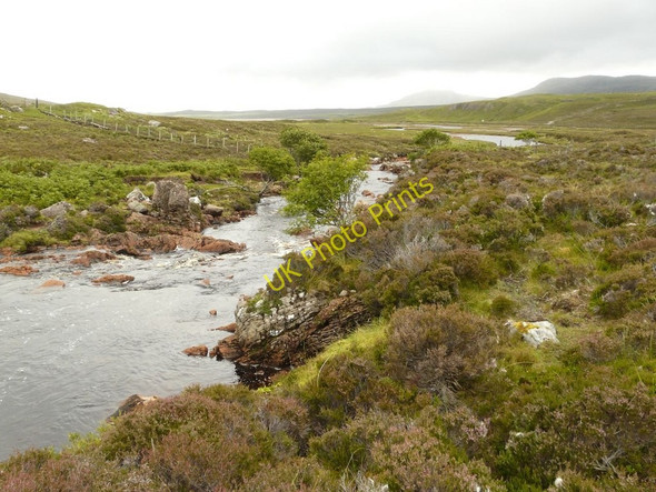 Photo 6"x4" Lower River Grudie Sithean M\u00f2r\/NC3562 c2010