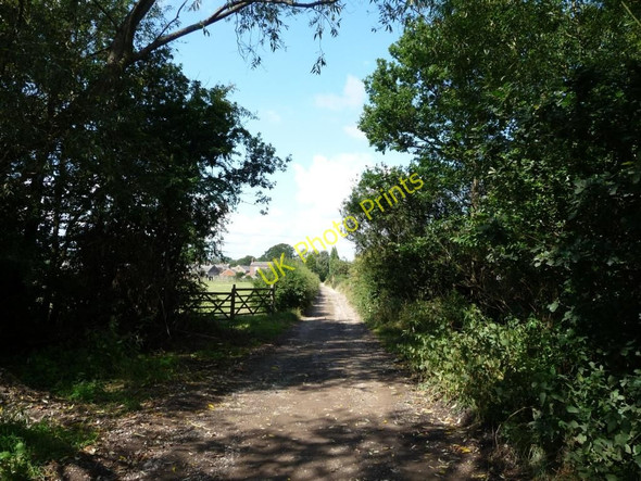 Photo 6"x4" Track to Pinder Green Methley Junction c2010