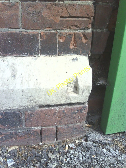 Photo 6"x4" Benchmark on The Clarence Hotel Nottingham\/SK5641 c2010