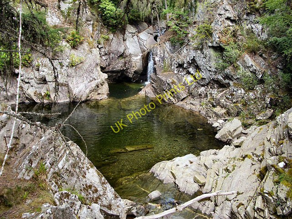 Photo 6"x4" Pool at Falls of Bruar Bruar c2005
