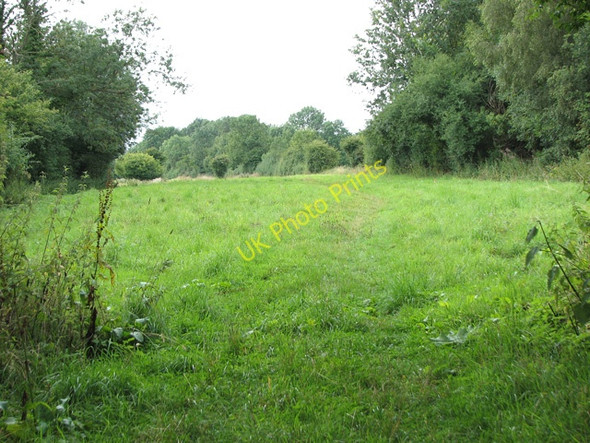 Photo 6"x4" Path through pasture by Church Farm, Hethel Hethel c2010