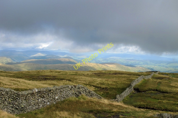 Photo 6"x4" Footpath and wall Kentmere Pike Sadgill c2010