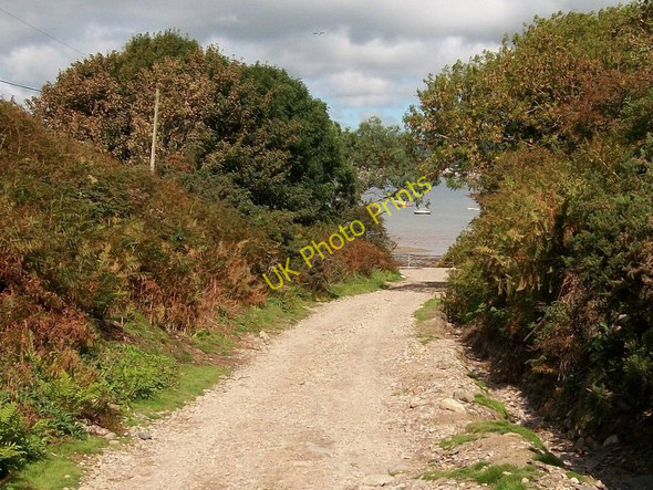 Photo 6"x4" Track descending towards the sea at Marchros Machroes c2010