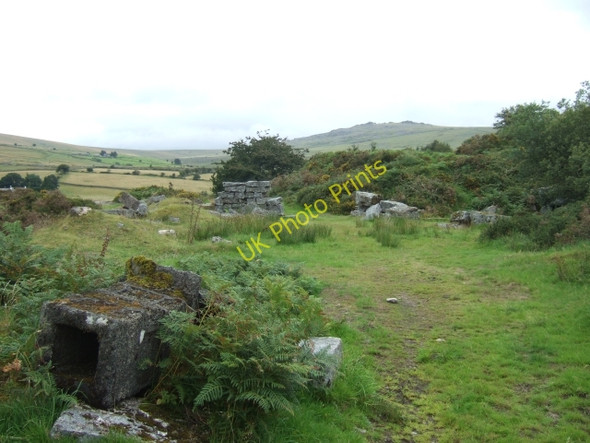 Photo 6"x4" Ruined quarry buildings near Merrivale Merrivale\/SX5475 c2010