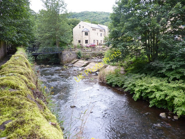 Photo 6"x4" River Calder Hebden Bridge c2010