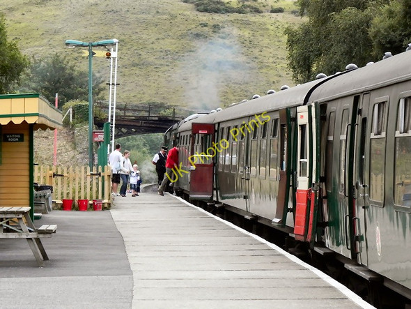 Photo 6"x4" Norden Station Corfe Castle c2010