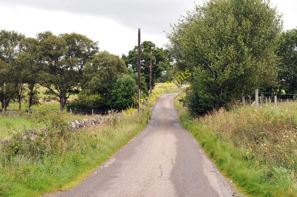 Photo 6"x4" Road on the south side of Strathcarron Dounie\/NH5690 c2010