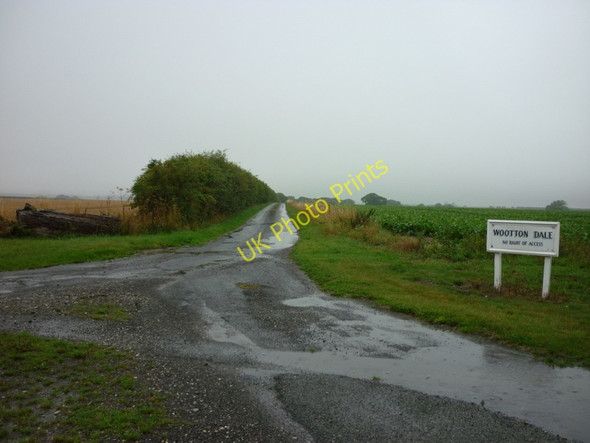 Photo 6"x4" The road to Wootton Dale Farm Burnham\/TA0517 c2010