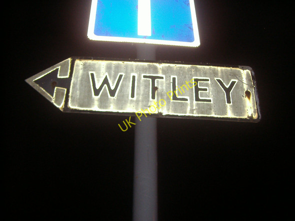 Photo 6"x4" Pre-Worboys sign in Witley Cramhurst c2010