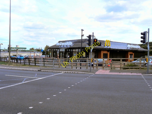 Photo 6"x4" Didcot Service Area Milton Heights c2010