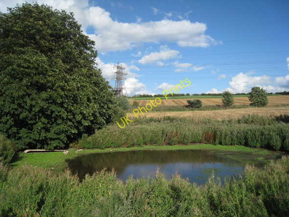 Photo 6"x4" Pond near the site of Gokewell Priory Farm Broughton\/SE9608 c2010
