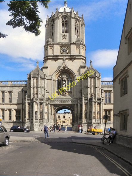 Photo 6"x4" Tom Tower and Gate Oxford\/SP5106 c2010